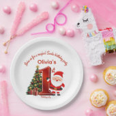 Magical Santa Birthday Design for Kids ペーパープレート (パーティー)