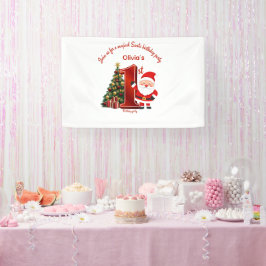 Magical Santa Birthday Design for Kids 横断幕