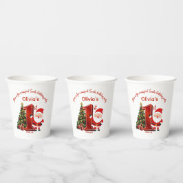Magical Santa Birthday Design for Kids 紙コップ