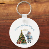 Magical Santa Birthday Invitation キーホルダー (正面)