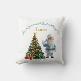 Magical Santa Birthday Invitation  クッション