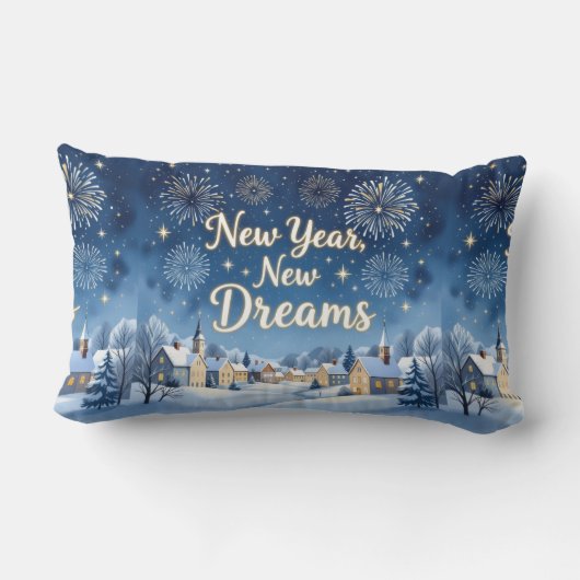 Magical Santa Night Throw Pillow ランバークッション (裏面)