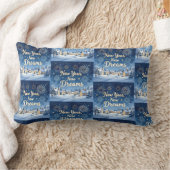Magical Santa Night Throw Pillow ランバークッション (ブランケット)