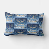 Magical Santa Night Throw Pillow ランバークッション (正面)