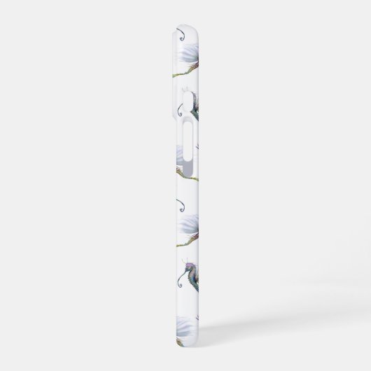 Magical Seahorse Phone Case iPhone 16ケース (左側面)