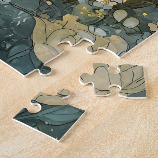 Magical sleeping Forest Fox ジグソーパズル (側面)