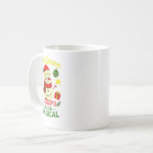 Magical Snowman Classic Christmas Cozy Winter Vibe コーヒーマグカップ (正面左)