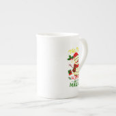 Magical Snowman Novelty Mug Unique Christmas Speci ボーンチャイナマグカップ (正面右)