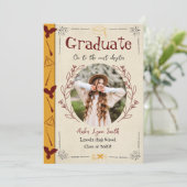 Magical Story Book Graduation Invitation 招待状 (スタンド正面)