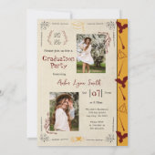 Magical Story Book Graduation Invitation 招待状 (裏面)