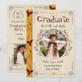 Magical Story Book Graduation Invitation 招待状 (正面/裏面)