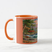 Magical Sunset Dolphin Tropical Ocean Mug マグカップ (左)
