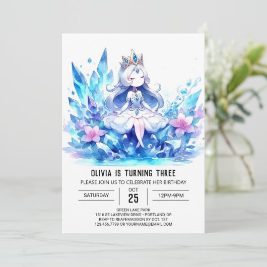 Magical Sweet Princess Birthday 招待状 (スタンド正面)