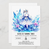 Magical Sweet Princess Birthday 招待状 (正面/裏面)