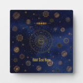 Magical Symbols of Protection Mandala Pagan Witch フォトプラーク (正面)