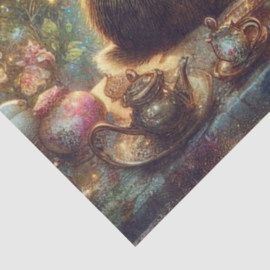 Magical Tea Time Hatter and Rabbit Decoupage 薄葉紙 (詳細)