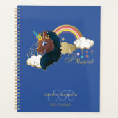 Magical the Unicorn Rainbow & Clouds Design プランナー手帳 (正面)