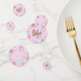 Magical Tie Dye Unicorn Coquette Bow Birthday  コンフェッティ