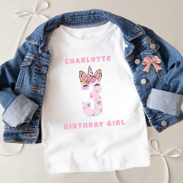 Magical Tie Dye Unicorn Coquette Bow Tシャツ