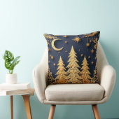 Magical Tree Scene – Yuletide Glimmers クッション (椅子)