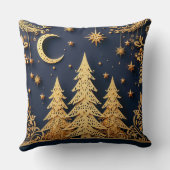 Magical Tree Scene – Yuletide Glimmers クッション (裏面)