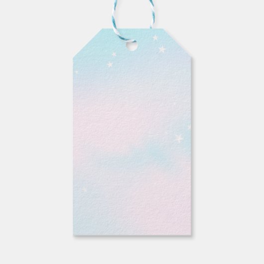 Magical Unicorn 1st Birthday ギフトタグ (裏面)