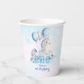 Magical Unicorn 1st Birthday 紙コップ (裏面)