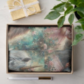 Magical Unicorn And Girl Friendship Decoupage 薄葉紙 (ギフト)