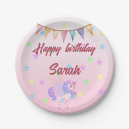 Magical Unicorn Birthday Paper Plate ペーパープレート