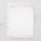 Magical Unicorn Birthday Party Invitation 招待状 (裏面)