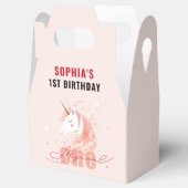 Magical Unicorn First Birthday フェイバーボックス (オープン)