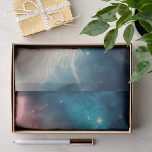 Magical Unicorn Galaxy Fantasy Art Decoupage 薄葉紙 (ギフト)