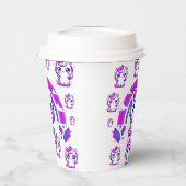 Magical Unicorn Girls Birthday Party Cups 紙コップ (左)