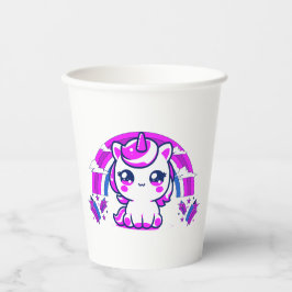 Magical Unicorn  Paper Cups |  Girls Birthday 紙コップ