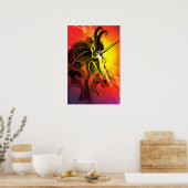 Magical Unicorn Poster ポスター (キッチン)