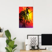 Magical Unicorn Poster ポスター (ホームオフィス)