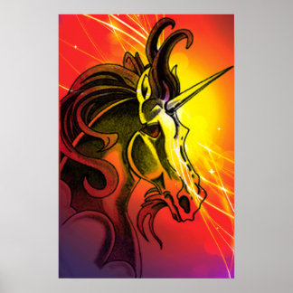 Magical Unicorn Poster ポスター