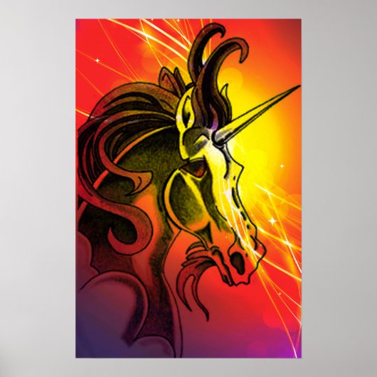 Magical Unicorn Poster ポスター (正面)