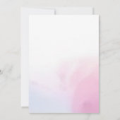 Magical Unicorn Rainbow 1st Birthday Invitation 招待状 (裏面)
