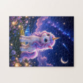 Magical Unicorn Under the Stars Jigsaw Puzzle ジグソーパズル (横)