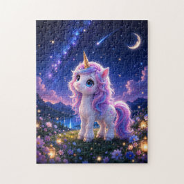 Magical Unicorn Under the Stars Jigsaw Puzzle ジグソーパズル