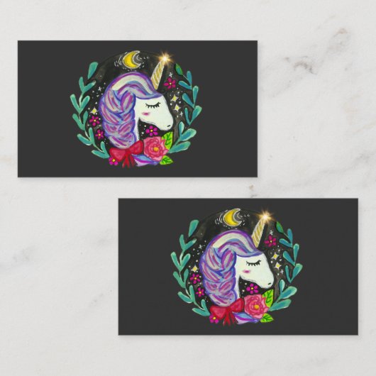 Magical Unicorn Vibes  名刺 (正面/裏面)