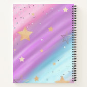 Magical Unicorn with Rainbow Notebook ノートブック (裏面)