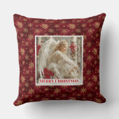 Magical Victorian Angel Christmas Gift Pillow クッション (裏面)
