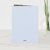 Magical Winter Carriage Ride Christmas Photo Card カード (裏面)