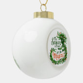 Magical Winter Spirit Forest Queen Christmas Ornam セラミックボールオーナメント (左)