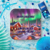 Magical Winter Wonderland: Santa's Village ペーパープレート (パーティー)