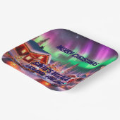 Magical Winter Wonderland: Santa's Village ペーパープレート (傾斜あり)