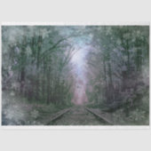 Magical Winter Woodland Scene Decoupage 薄葉紙 (正面)