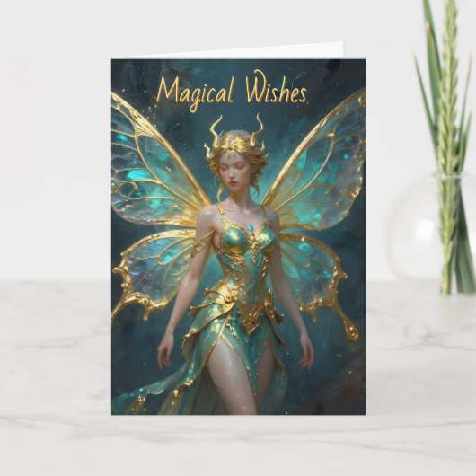 Magical Wishes for an Enchanted Birthday カード (正面)